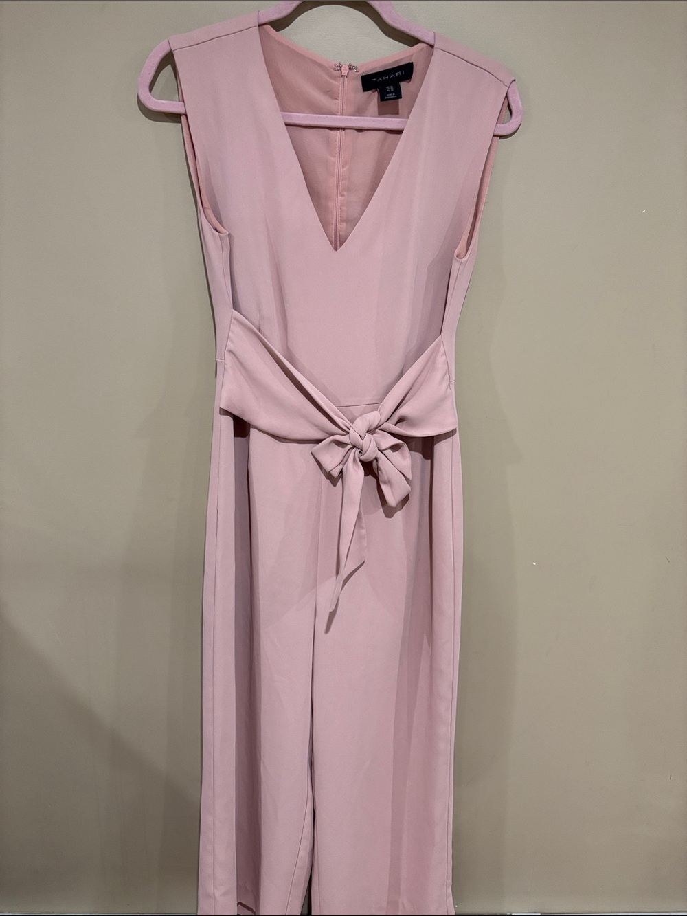 Tahari pink jumpsuit